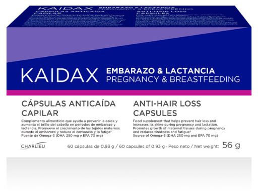 Kaidax Cápsulas Embarazo & Lactancia 60 Cápsulas