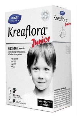 Kreaflora Junior Sabor Fresa 10 Sticks