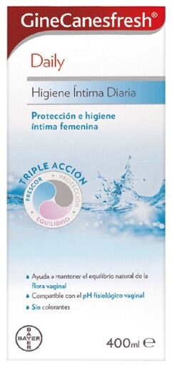 Ginecanesfresh Higiene Íntima Diaria Gel 400 ml