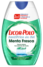 2 en 1 Dentífrico en Gel Menta Fresca