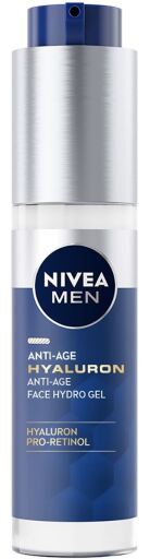Men Hyaluron Gel Facial Hidratante y Antiedad 50 ml