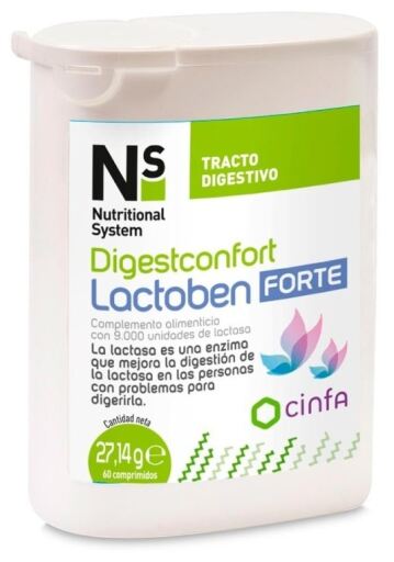 Ns Digest Confort Lactoben Forte 60 Cápsulas