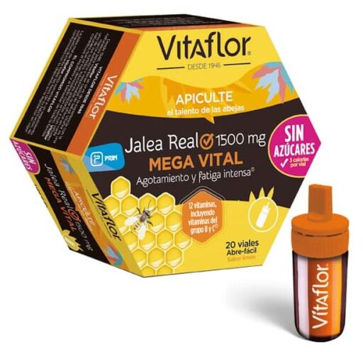 Mega Vital Jalea Real 20 Viales