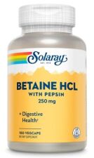 Betaine HCL Pepsin 250 mg 180 Cápsulas