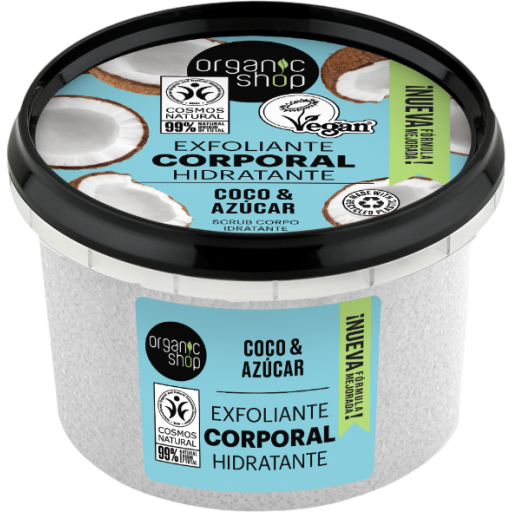 Exfoliante Corporal Hidratante de Coco 250 ml