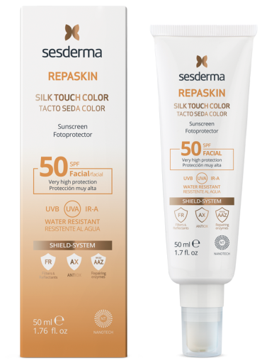 Repaskin Fotoprotector Tacto Seda Color SPF 50+ 50 ml