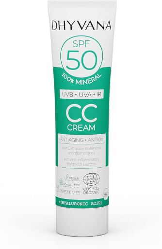 CC Cream con Ácido Hialurónico SPF 50 ml