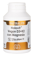 Holovit Vegan D3+K2 Con Magnesio 180 Cápsulas