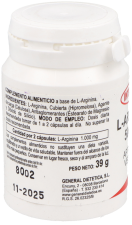 L-Arginina 500 mg 60 Cápsulas