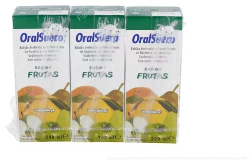 Oralsuero Frutas 3 x 200 ml