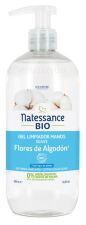 Natessance BIO Gel Flor Algodon Limpiador Manos 500 ml