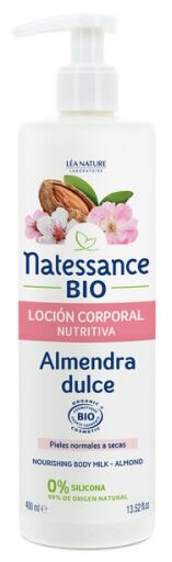 Natessance BIO Corporal Almendra Nutritiva 400 ml