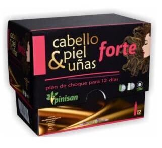 Cabello, Piel y Uñas Forte 12 Viales