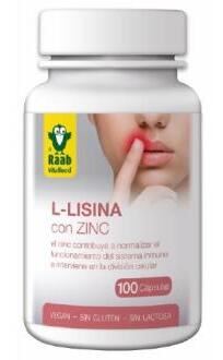 L-Lisina Con Zinc 100 Cápsulas