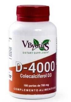 Vitamina D3 4000Ui 180 Perlas