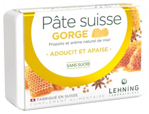 Pate Suisse Garganta 40 Gominolas