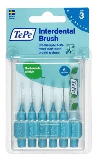 Cepillo Interdental 0,6 Azul 6 Unidades