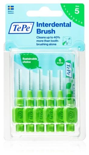 Cepillo Interdental 0,8 Verde 6 Unidades