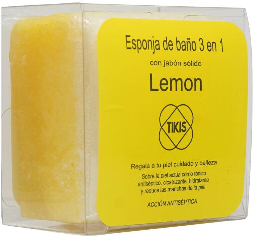 Esponja Cuadrada Con Jabón Limón 100 gr