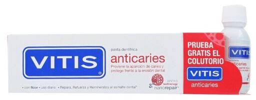 Anticaries Dentífrico 100 ml + Colutorio 30 ml