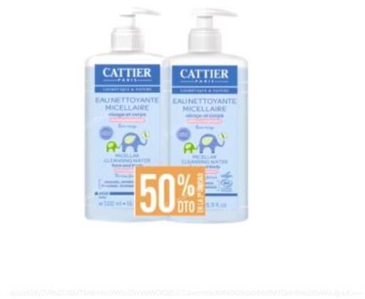 Pack Agua Micelar Bebé 2 x 500 ml