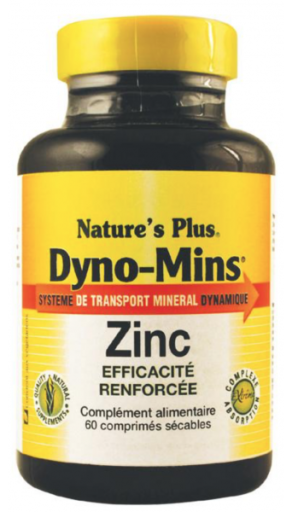 Dyno-Mins Zinc 15 mg 60 Comprimidos