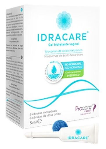 Idracare Plus 8 Cánulas Gel Vaginal 5 ml