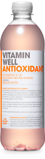 Bebida Vitaminada Antiox-Melocoton 500 ml