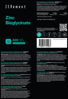 Bisglicinato de Zinc 400 Comprimidos