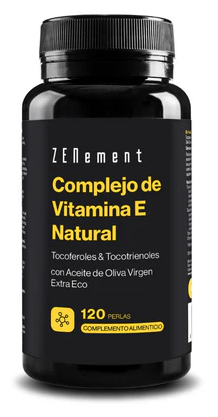 Complejo de Vitamina E Natural con Aceite de Oliva 120 Perlas