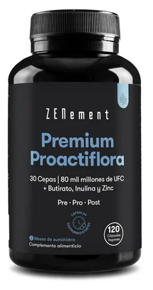 Premium Proactiflora 30 Cepas 80 mil Millones Ufc 120 Cápsulas