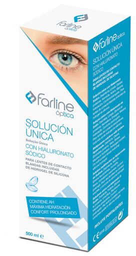 Óptica Solución Única con Ácido Hialurónico 500 ml 2 Unidades