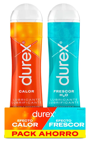 Play Lubricante Efecto Calor 50 ml y Lubricante Efecto Frescor 50 ml