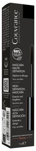 Couvrance Máscara de Pestañas de Alta Definición #Black 7 ml