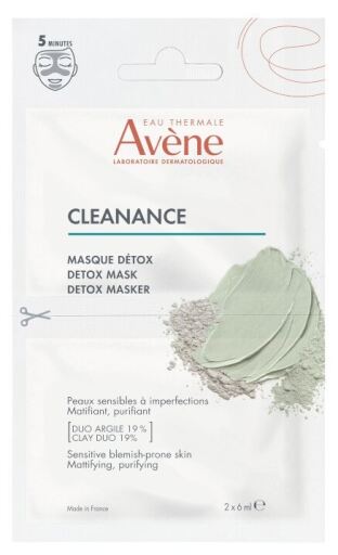 Cleanance Mascarilla Detox 2 x 6 ml