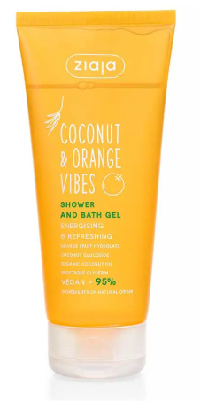 Ziaja Coconut & Orange Vibes Gel De Ducha y Ba&ntilde;o Energizante 200 ml