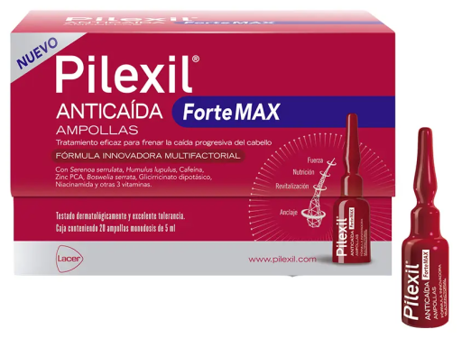 Anticaída Fortemax 20 Ampollas 5 ml