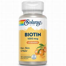 Biotin 1000 mcg 100 Comprimidos Sublinguales Naranja