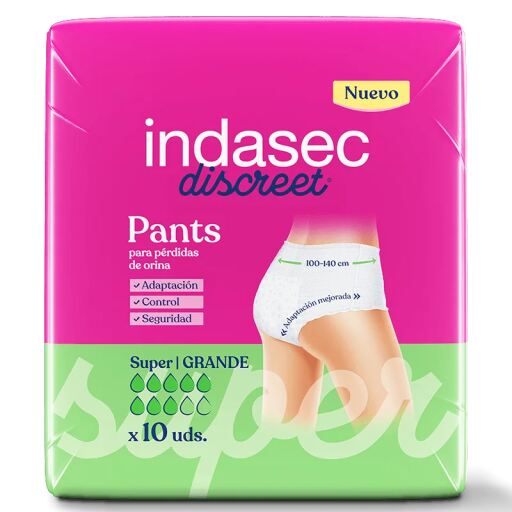 Discreet Pant Super Grande 10 Unidades