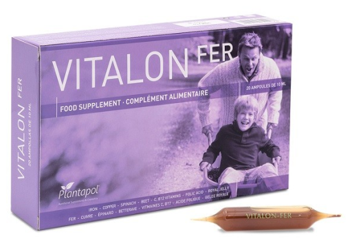 Vitalon Fer 20 Ampollas