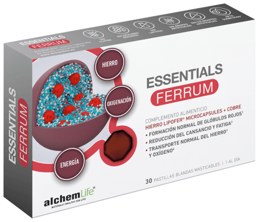 Essentials Ferrum 30 Pastillas Blandas Masticables