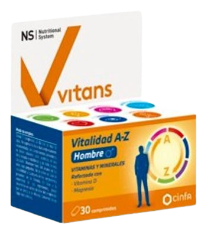 Vitans Vitalidad A-Z Hombre 30 Comprimidos