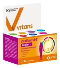 Vitans Vitalidad A-Z Mujer 30 Comprimidos