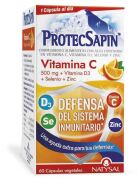 Protecsapin Vitamina C 500 mg +D3+ Selenio+Zinc 60 Cápsulas