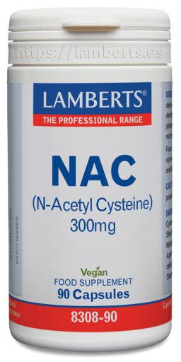 Nac (N-Acetil Cisteina) 300 Mg 90 Cápsulas