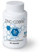 Zinc+Cobre 60 Cápsulas
