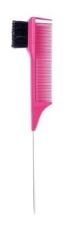 Edge Brush Comb Pink Comb+ Black Bristle Doble función