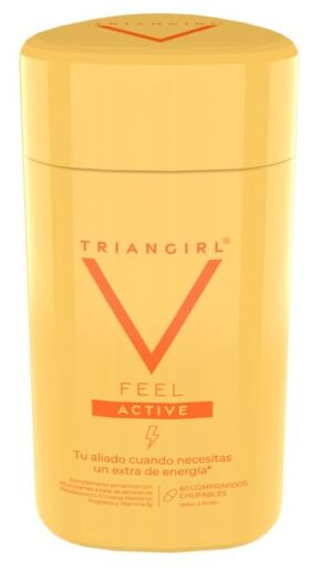 Triangirl Feel Active Sabor Limón 60 Comprimidos Chupables