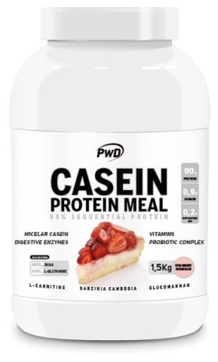 Casein Protein Meal Tarta de Queso Fresa 1,5 Kg