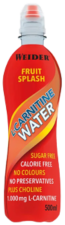 L-Carnitine Water Fruit Splash 500 ml x 6 Unidades
